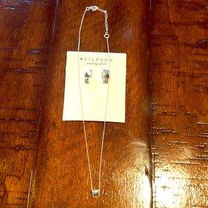 SILPADA necklace and earring set